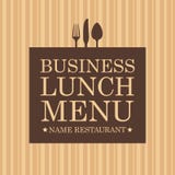 Biznesowego lunchu menu ilustracja wektor Biznesowego lunchu menu ilustracja wektor