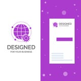 Biznesowy logo dla związanego, online, światowy, kula ziemska, dla wielu graczy Pionowo Purpurowy biznes, Odwiedza? Karcianego sz ilustracji Biznesowy logo dla związanego, online, światowy, kula ziemska, dla wielu graczy Pionowo Purpurowy biznes, Odwiedza? Karcianego sz ilustracji
