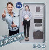 Bizneswoman lifelike lala Fotografia Royalty Free Bizneswoman lifelike lala Fotografia Royalty Free