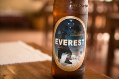Bière d'Everest photo stock Bière d'Everest photo stock