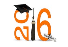 Black 2016 Graduation Cap And Tassel Royalty Free Stock Photos Black 2016 Graduation Cap And Tassel Royalty Free Stock Photos