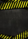 Black background and yellow tape