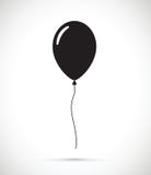 A black balloon