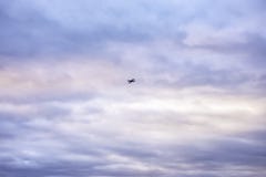 Black drones flying in the sky With many cloud and morning light royalty free stock image Black drones flying in the sky With many cloud and morning light royalty free stock image