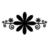 Black Floral Element Royalty Free Stock Images