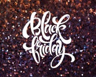 Black Friday banner vector template with glitter effect stock illustration Black Friday banner vector template with glitter effect stock illustration