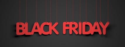 Black Friday - mots blancs sur le fond rouge illustration libre de droits Black Friday - mots blancs sur le fond rouge illustration libre de droits