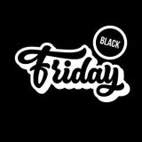Black Friday Sale bokstäveremblem vektor illustrationer Black Friday Sale bokstäveremblem vektor illustrationer