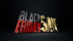 Black Friday Sale 3d tolkningbakgrund stock illustrationer Black Friday Sale 3d tolkningbakgrund stock illustrationer