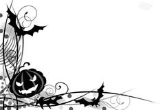 Black Halloween Frame Isolate Royalty Free Stock Image Black Halloween Frame Isolate Royalty Free Stock Image