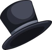 Black Top Hat Cartoon Isolated White Stock Photos, Images, & Pictures ...