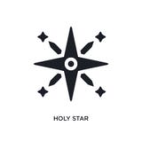 black holy star isolated vector icon. simple element illustration from religion concept vector icons. holy star editable logo vector illustration black holy star isolated vector icon. simple element illustration from religion concept vector icons. holy star editable logo vector illustration