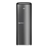 Black home fridge icon, realistic style royalty free illustration Black home fridge icon, realistic style royalty free illustration