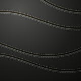 Black Leather With Stitch Background. Leather Banner With Copy Space Place. royalty free illustration Black Leather With Stitch Background. Leather Banner With Copy Space Place. royalty free illustration