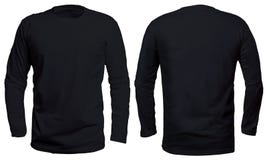 Men's Blank Black Polo Shirt Template Stock Photo - Image of cotton ...