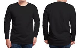Download Men's Blank Black Polo Shirt Template Stock Photo - Image ...