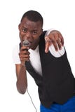 Black Man Singing Royalty Free Stock Image Black Man Singing Royalty Free Stock Image
