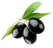 Black Olives Stock Photography