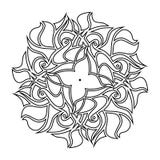 Download Rose Mandala Icon Symbol Logo, Flower Floral Leaf, Vector ...