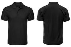 Black Polo shirt, clothes