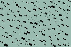 Black random dots on blue background. Abstract geometric shapes pattern in retro style for fabric print, textile, decor vector illustration Black random dots on blue background. Abstract geometric shapes pattern in retro style for fabric print, textile, decor vector illustration