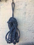 Black rope royalty free stock photography Black rope royalty free stock photography