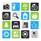Black Simple Internet and Website Icons vector illustration Black Simple Internet and Website Icons vector illustration