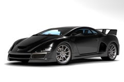 Black Sports Car 2 Royalty Free Stock Images