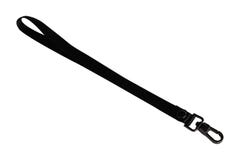 Black strap with hooks isolated on white background. with clipping path. stock images Black strap with hooks isolated on white background. with clipping path. stock images