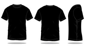 271+ Black T Shirt Template Front And Back Vector Easy to Edit