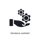 black technical support isolated vector icon. simple element illustration from big data concept vector icons. technical support royalty free illustration black technical support isolated vector icon. simple element illustration from big data concept vector icons. technical support royalty free illustration