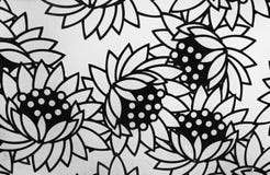Black and white flowers background vector illustration Black and white flowers background vector illustration