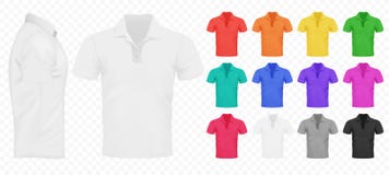 Black, white and other basic color men t-shirts set. Royalty Free Stock Photo Black, white and other basic color men t-shirts set. Royalty Free Stock Photo