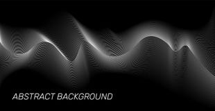 Black and white wave background vector illustration Black and white wave background vector illustration