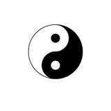 Black and white yin yang icon Stock Photography Black and white yin yang icon Stock Photography