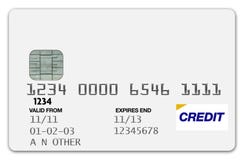 Blanco de la tarjeta de crédito Blanco de la tarjeta de crédito