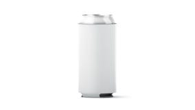 Download Blank Big Cold Aluminium Beer Can Mockup With Drop Stock Footage - Video of aerated, bank: 102403958