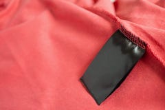 Blank black color clothing label on t shirt stock photography Blank black color clothing label on t shirt stock photography