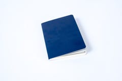 Blank blue passport on white background royalty free stock image Blank blue passport on white background royalty free stock image