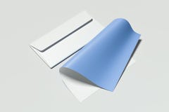 Blank business stationery mock-up, template for branding identity. 3D rendering. stock illustration Blank business stationery mock-up, template for branding identity. 3D rendering. stock illustration