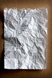 Blank Crumpled Paper Royalty Free Stock Photos