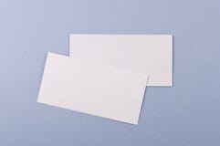 Blank Envelopes With Clipping Path Royalty Free Stock Photos