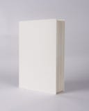 Blank hard cover casebound white book