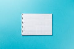 Blank notebook on blue background royalty free stock images Blank notebook on blue background royalty free stock images