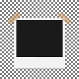 Blank photo polaroid frame with adhesive tape isolated on transparent background, shadow effect and Royalty Free Stock Photo Blank photo polaroid frame with adhesive tape isolated on transparent background, shadow effect and Royalty Free Stock Photo