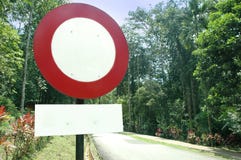 Blank Road Sign Blank Road Sign