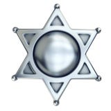 Blank sheriff badge