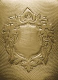 Blank shield, floral design, engraving