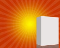 blank starburst för ask 3d royaltyfri illustrationer blank starburst för ask 3d royaltyfri illustrationer