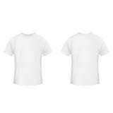 T Shirt Template With Front And Back Royalty Free Stock Photos - Image ...